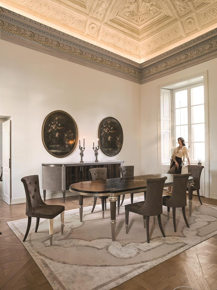 LAYTON Oval metal table