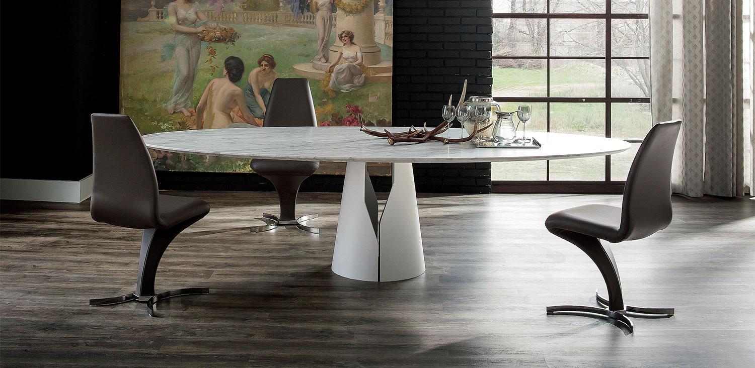 GIANO Round metal table