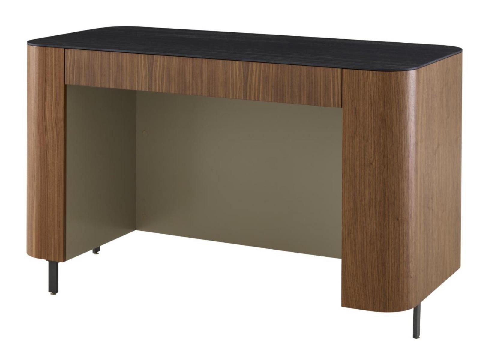 POSTMODERNE Rectangular wood veneer writing desk