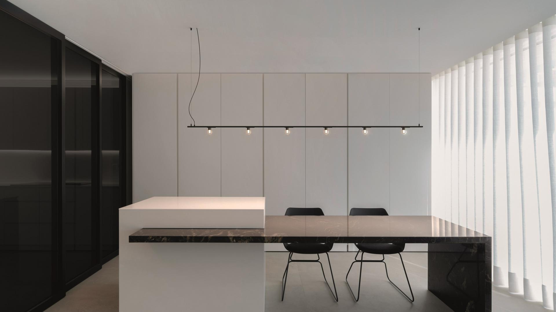 MINIMAL TRACK SUSPENSION LED Anodized aluminium track-Light