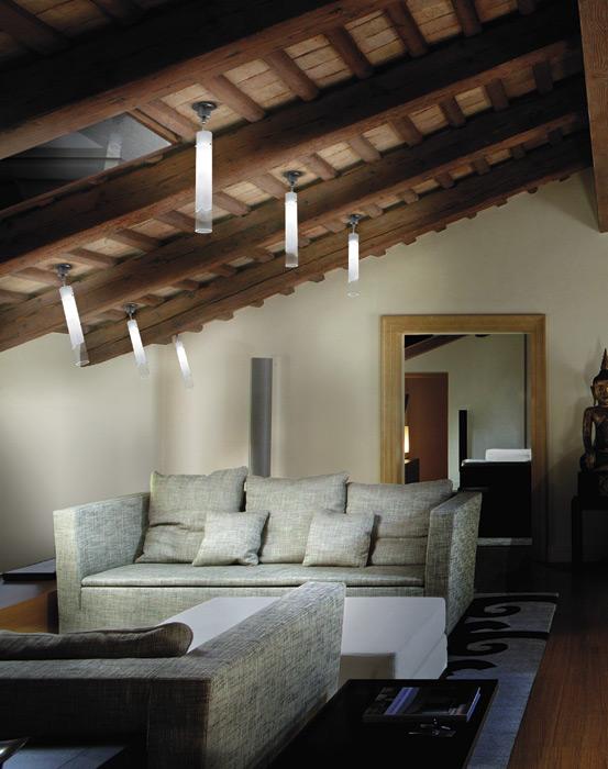 LIO FA Adjustable Murano glass ceiling lamp