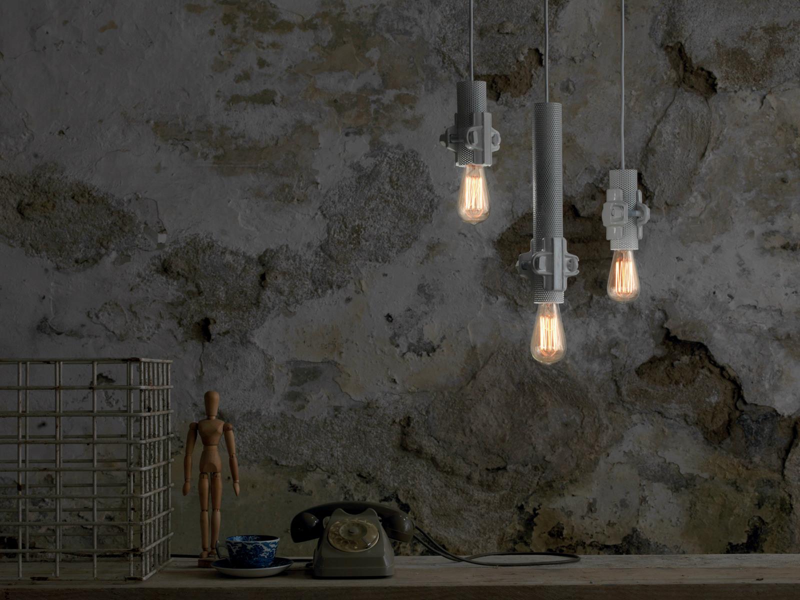 NANDO 2 Painted metal pendant lamp