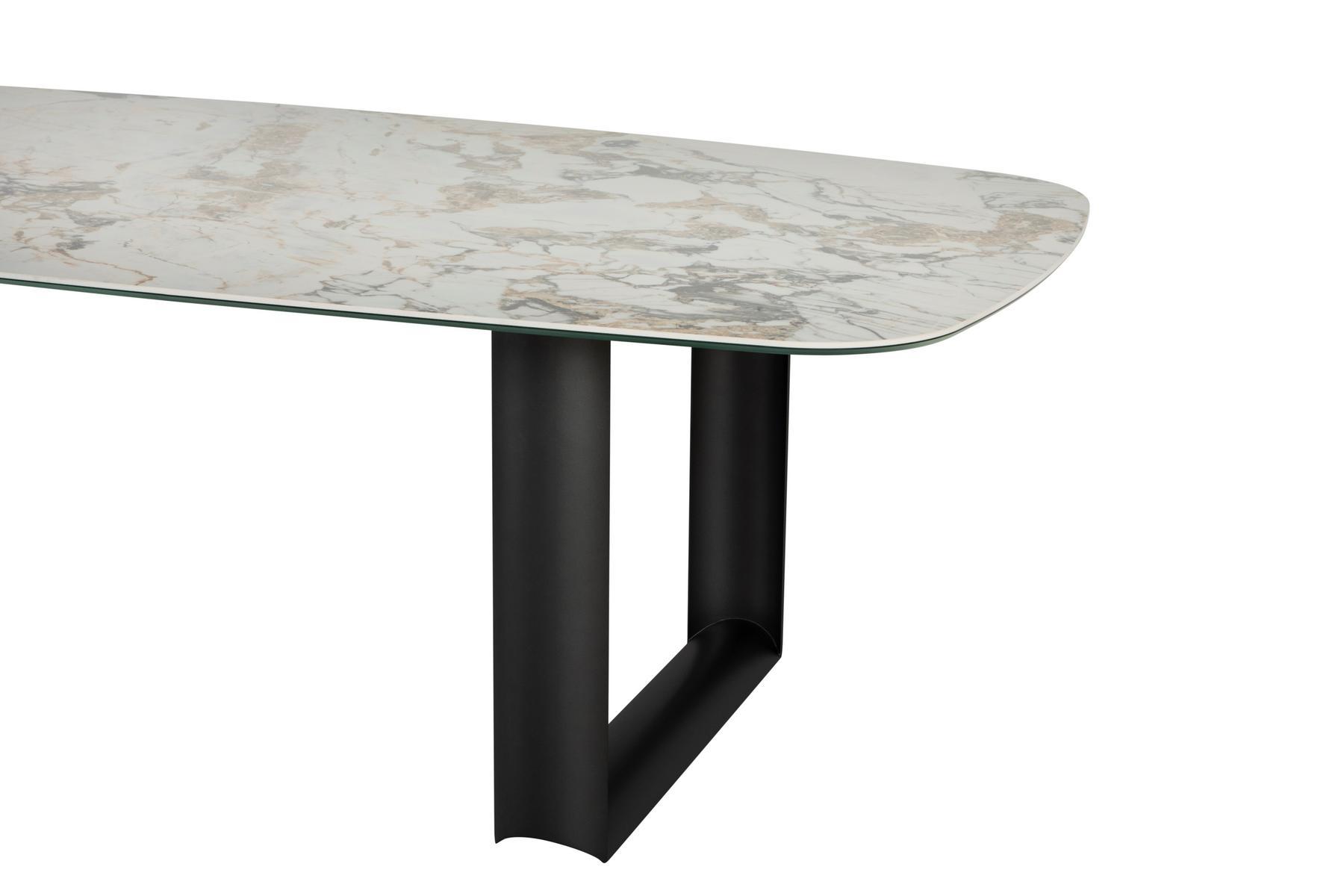 CUBE Rectangular porcelain stoneware table
