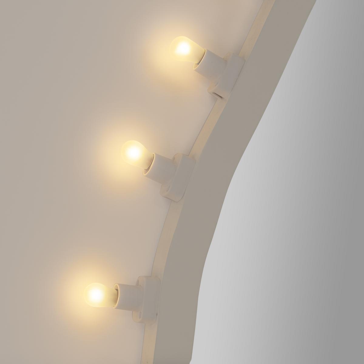 LUMINAIRE SMALL Wall-mounted mirror with integrated lighting