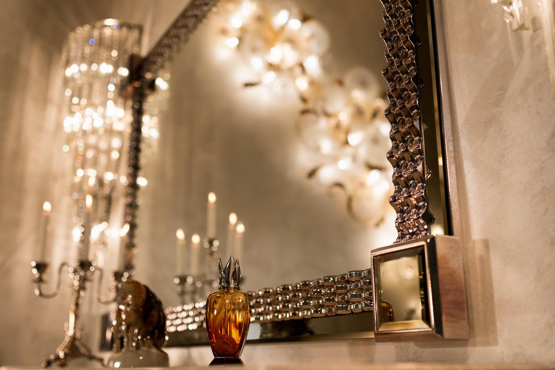 OLA Framed wooden mirror