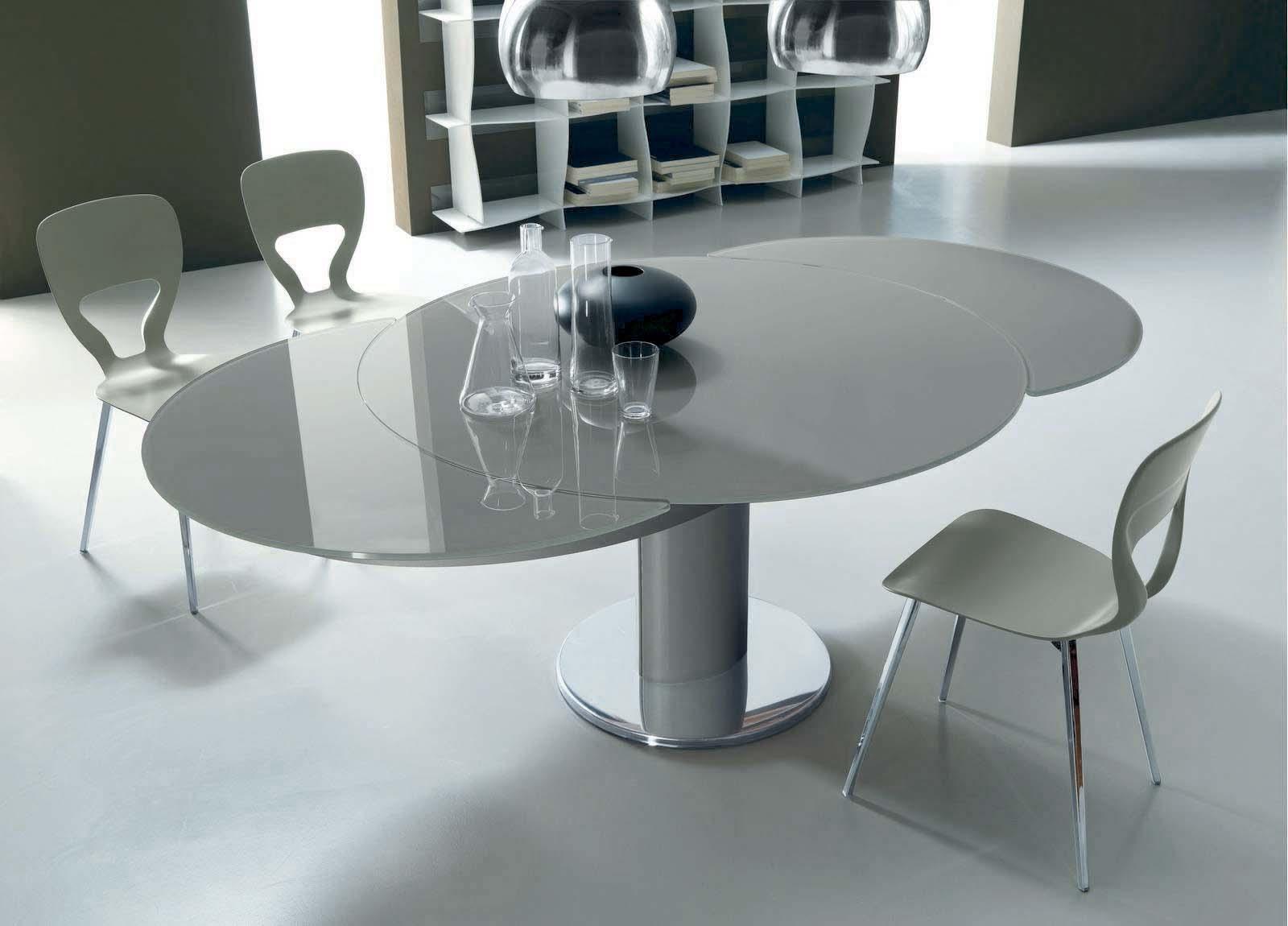 GIRO Oval glass table