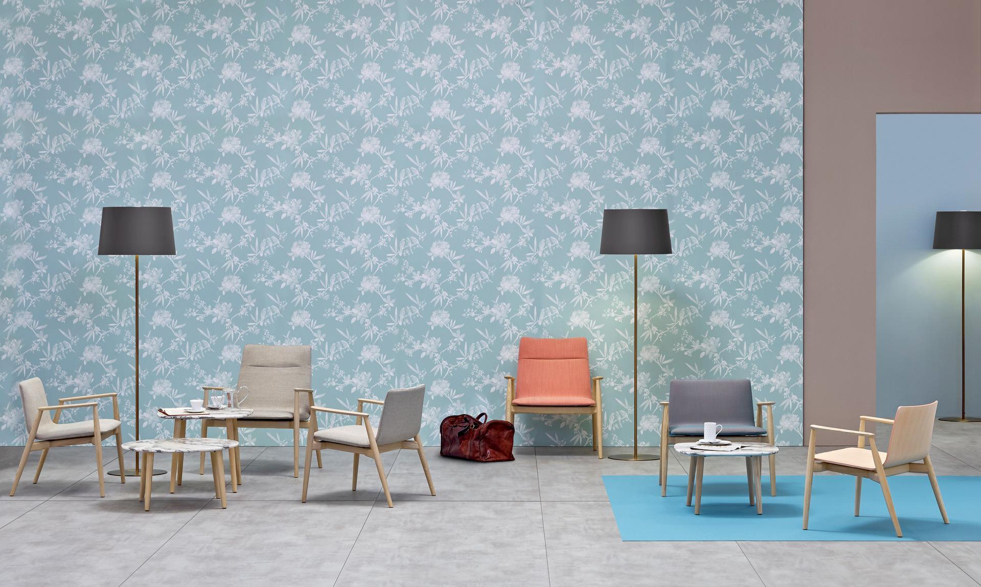 MALMÖ 296 Upholstered fabric easy chair
