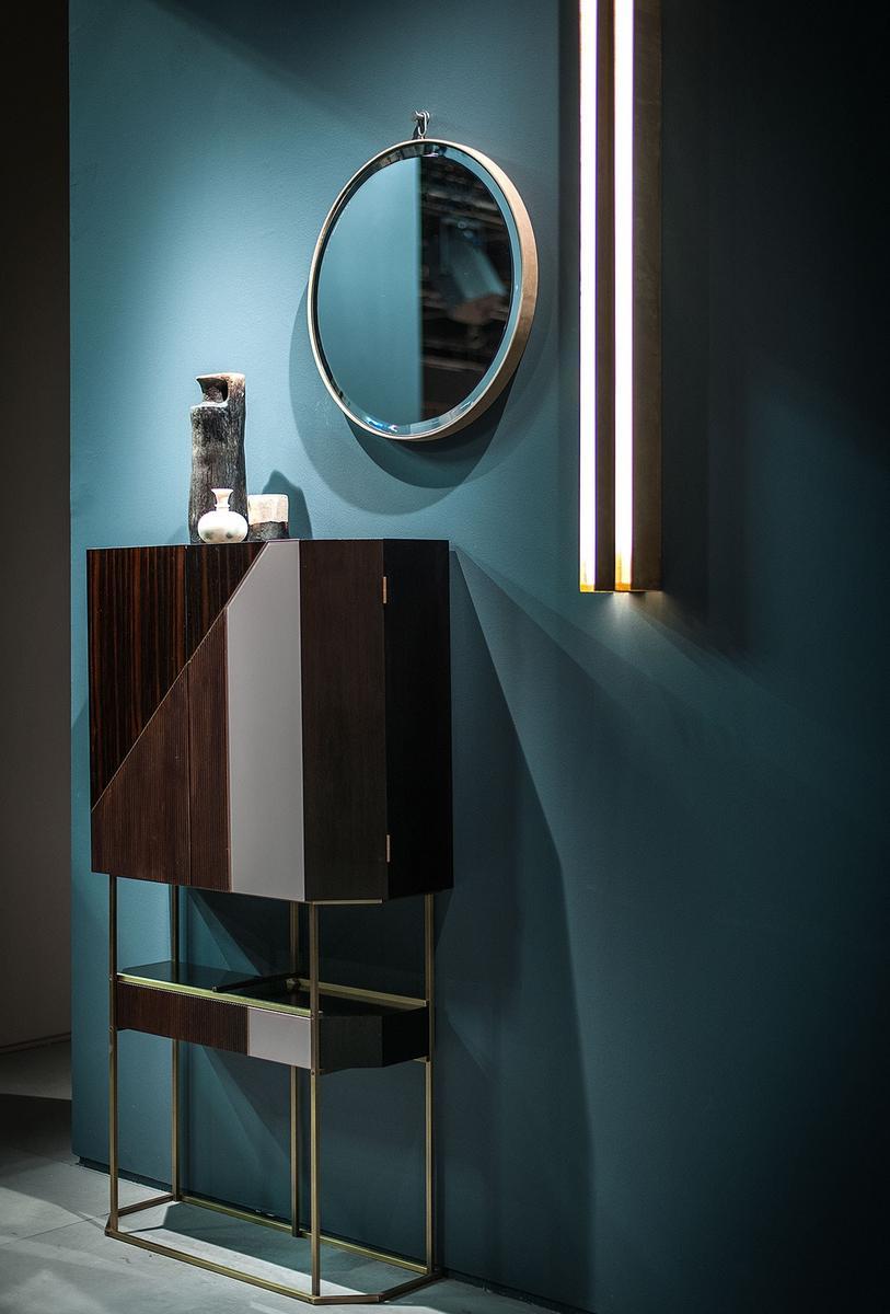 WIREFRAME Wooden bar cabinet