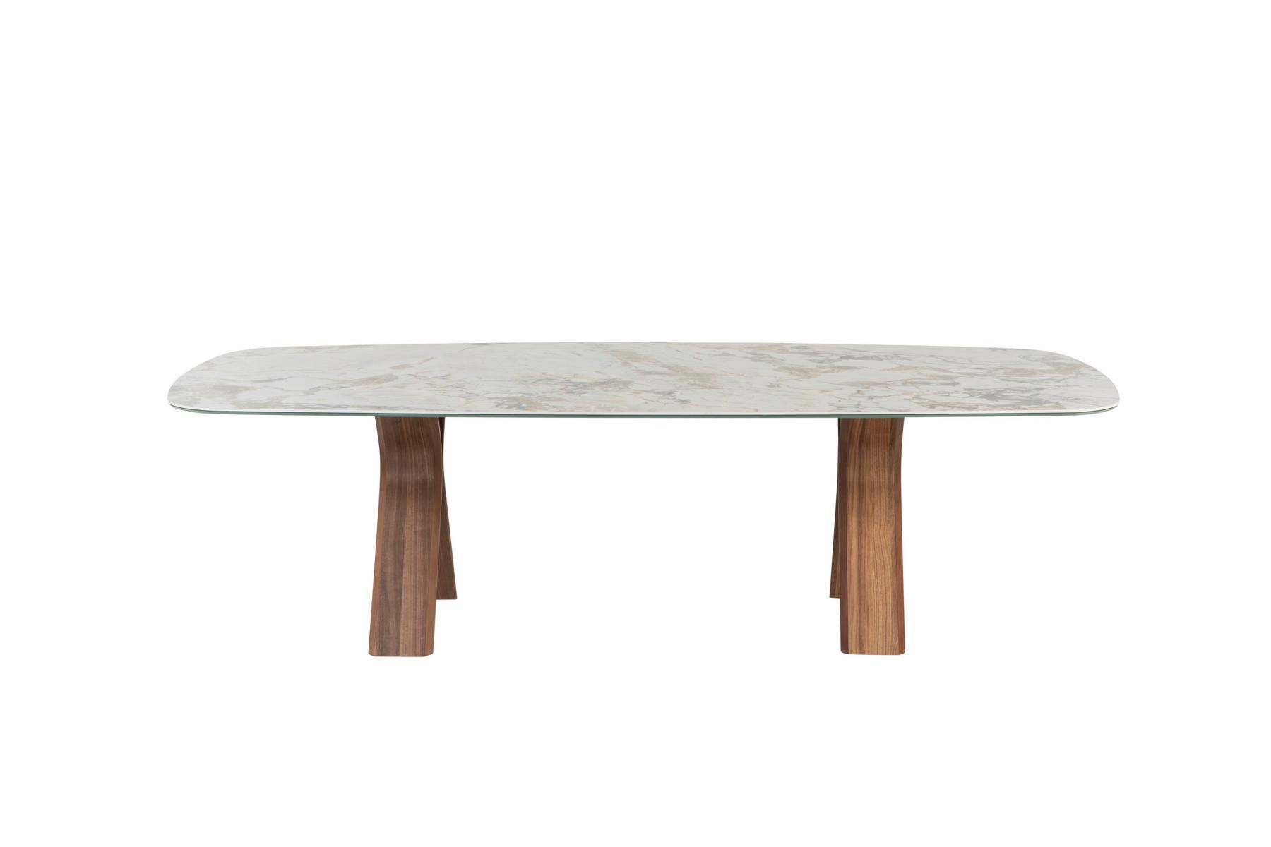 STILL Rectangular porcelain stoneware table