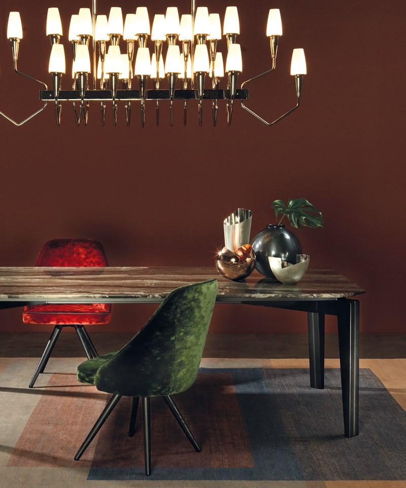 NEIL Upholstered velvet chair
