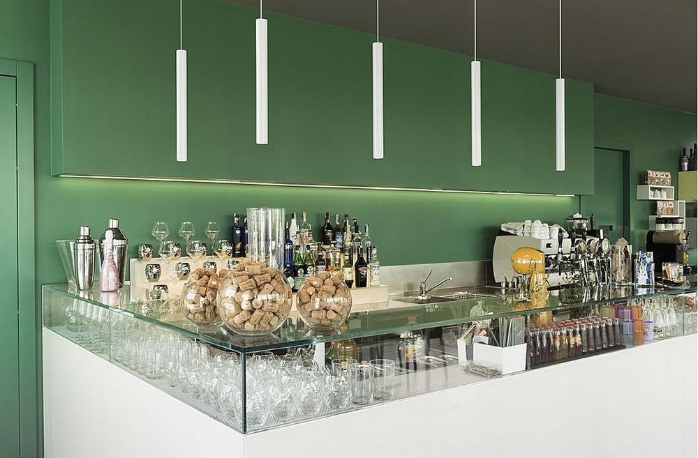 HELIA Aluminium pendant lamp in a contemporary style