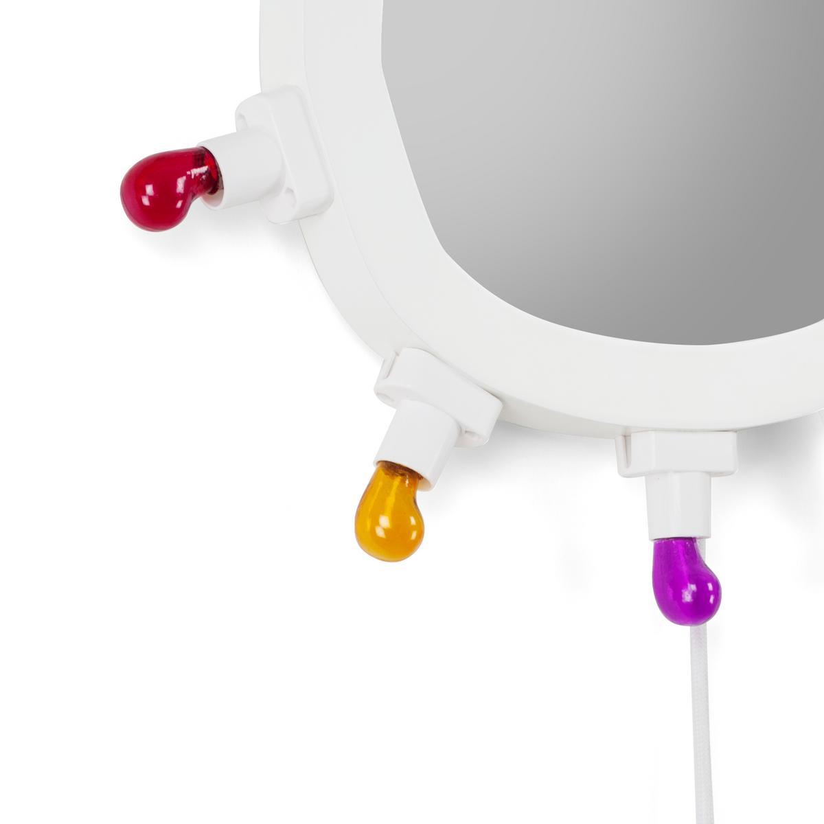 LUMINAIRE SMALL Wall-mounted mirror with integrated lighting