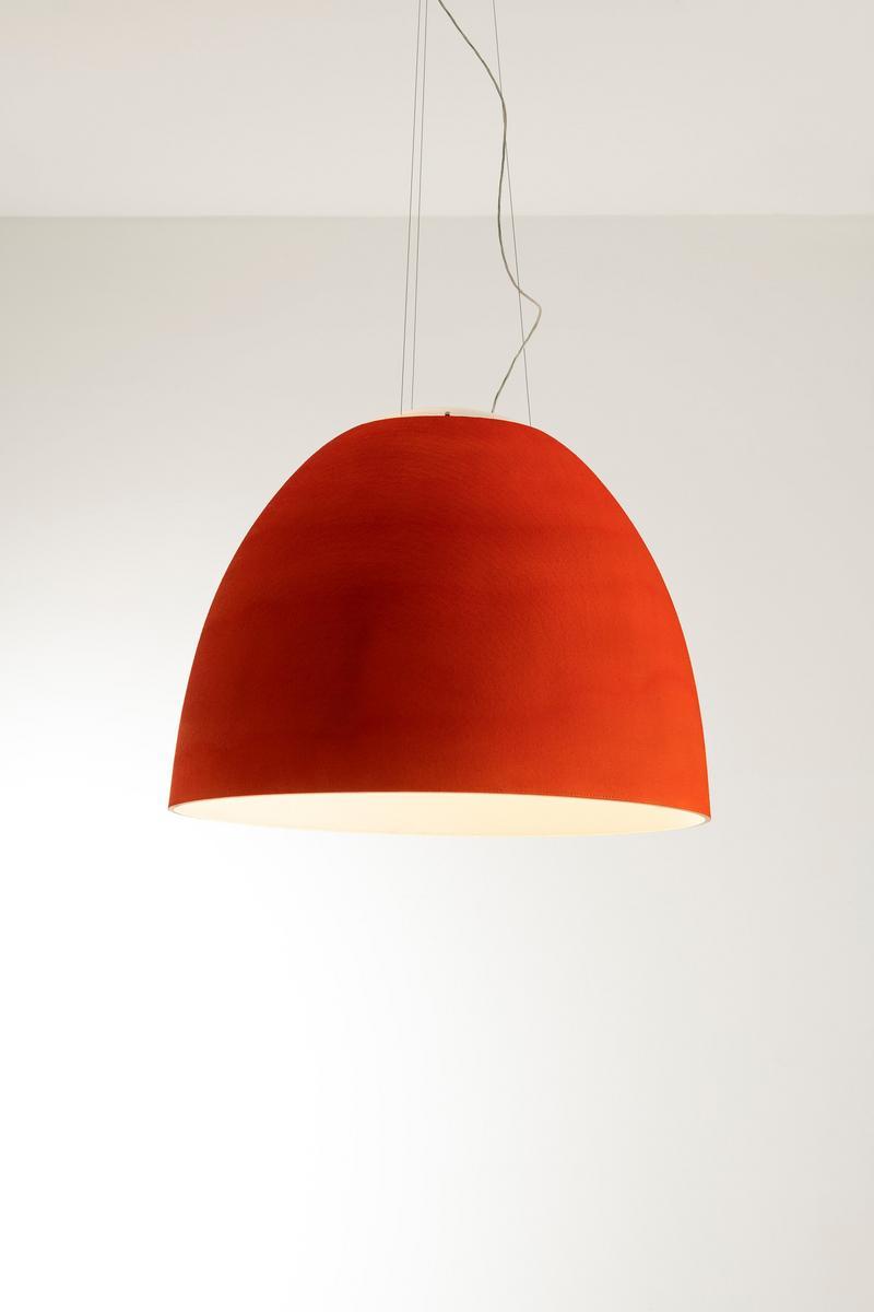 NUR ACOUSTIC LED direct light polyethylene pendant lamp