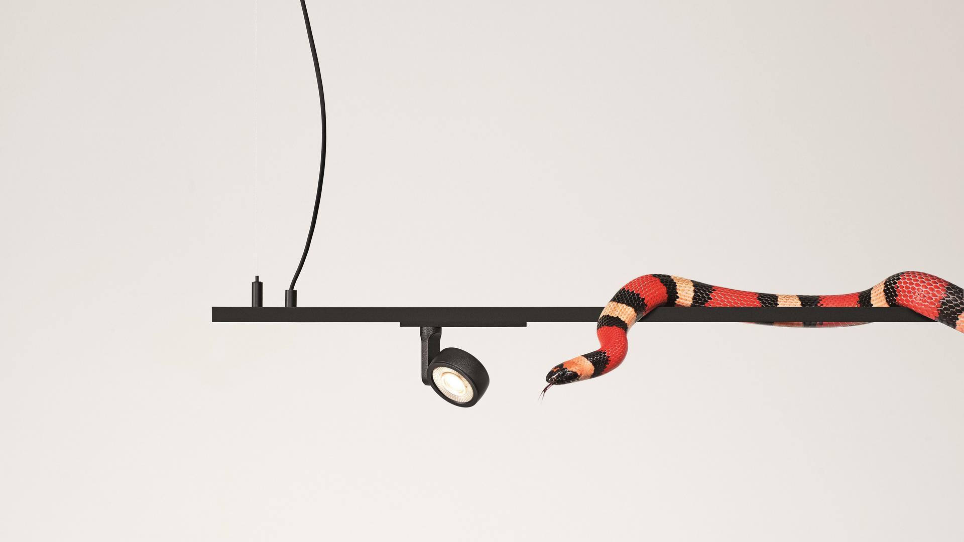 MINIMAL TRACK SUSPENSION LED Anodized aluminium track-Light