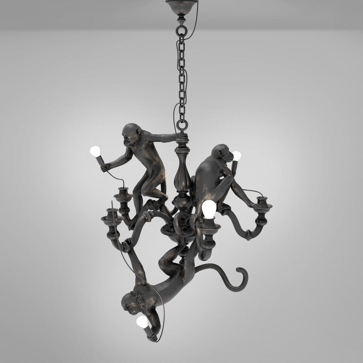 MONKEY CHANDELIER LED resin chandelier