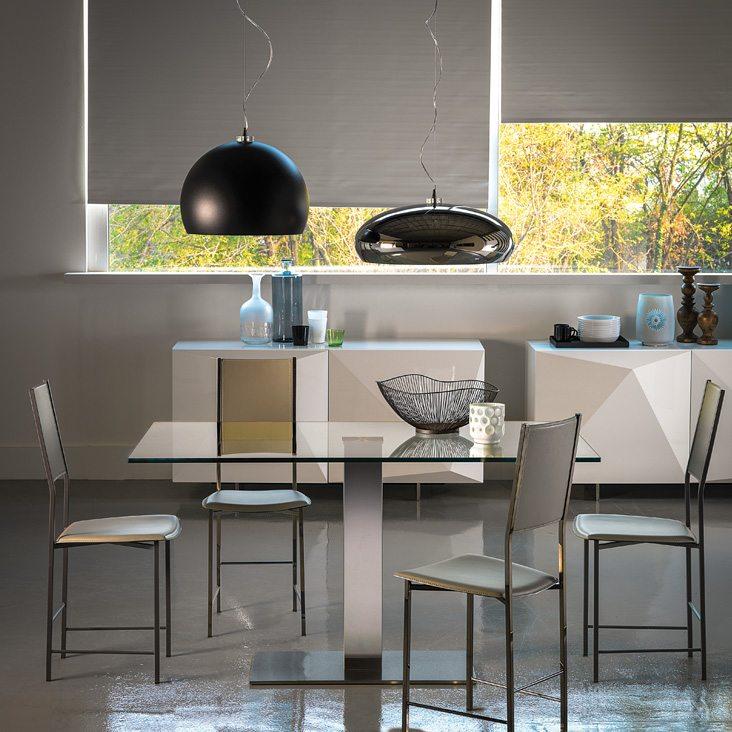 ELVIS Rectangular metal table