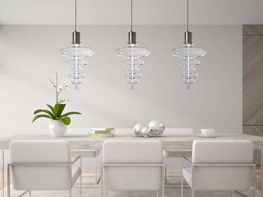 REFLEXX H1 XXL Contemporary style direct light glass pendant lamp