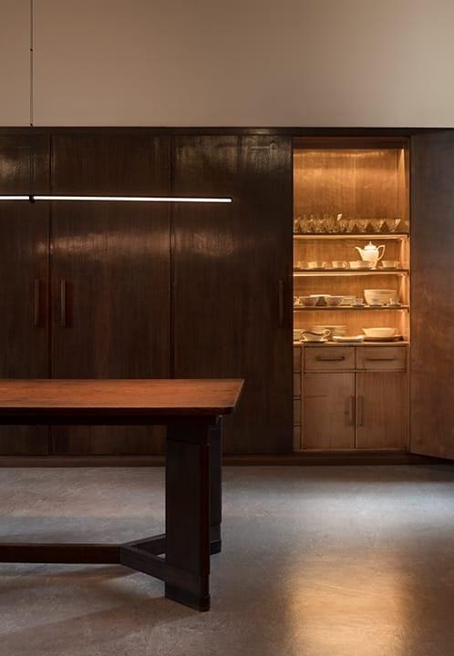 ARRANGEMENTS LINE LED powder coated aluminium pendant lamp