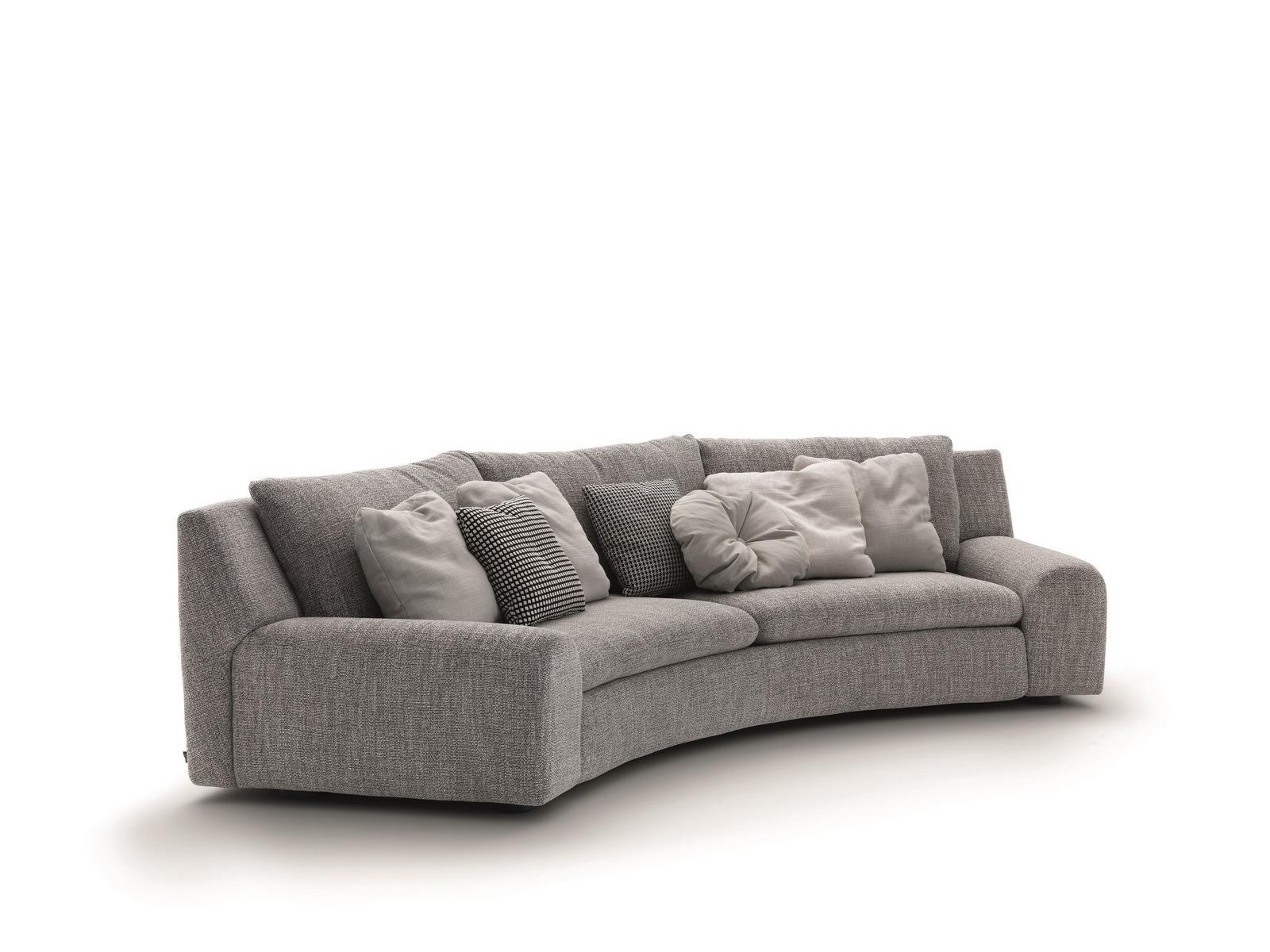 BEN BEN Curved fabric sofa