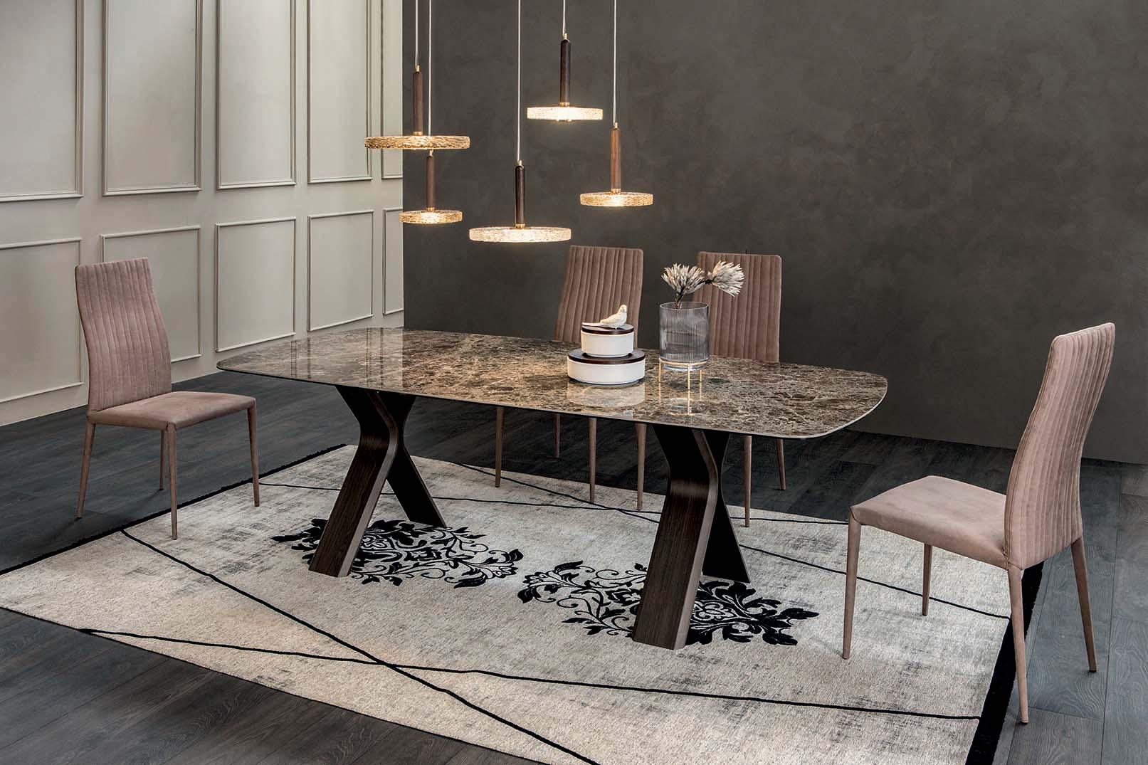 STILL Rectangular porcelain stoneware table