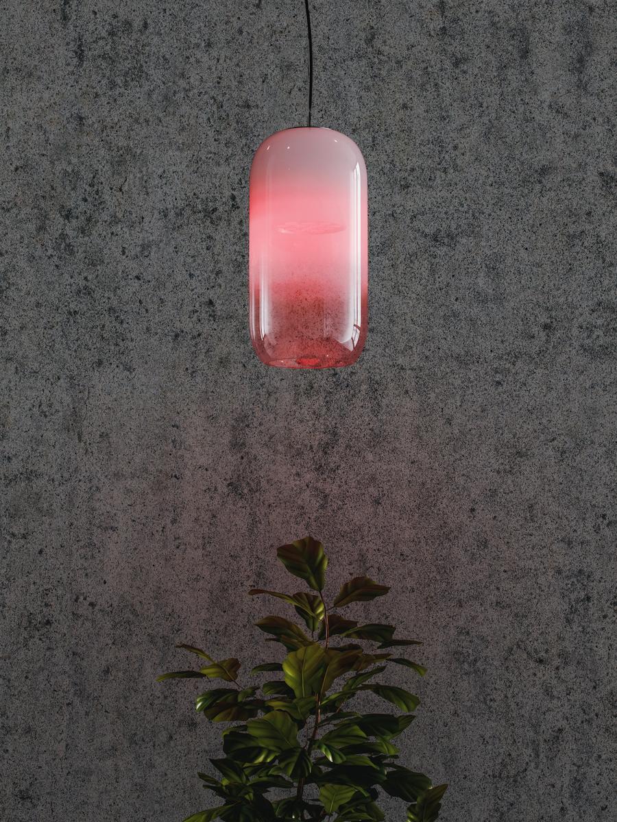 GOPLE LED blown glass pendant lamp