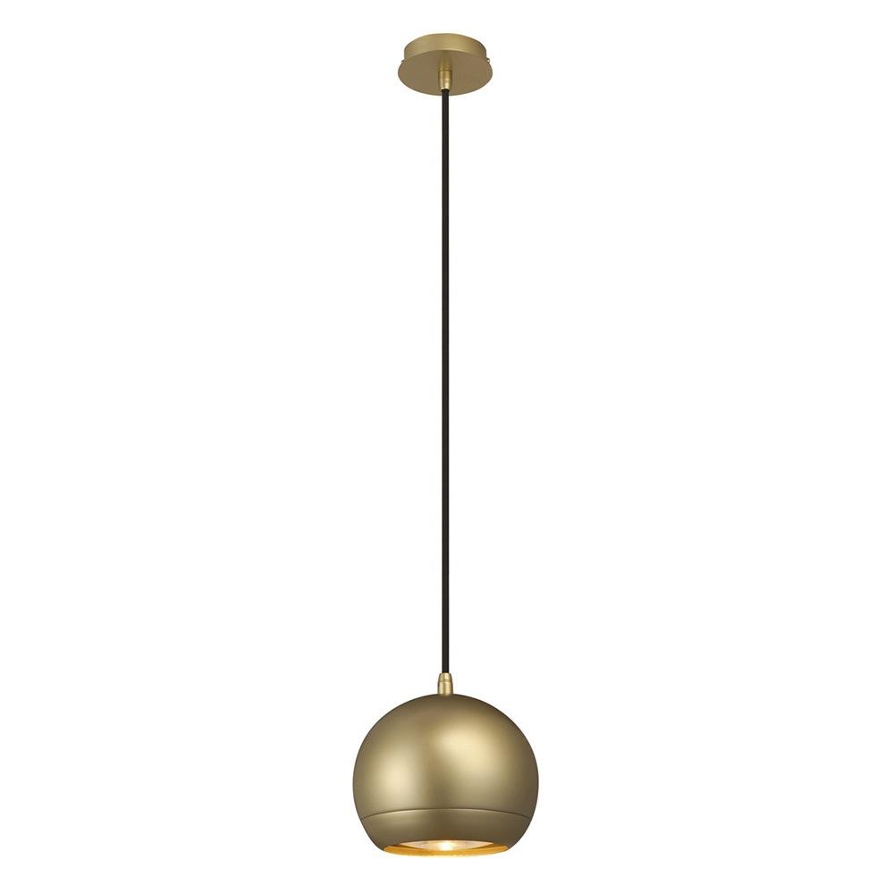 LIGHT EYE Steel pendant lamp in a contemporary style