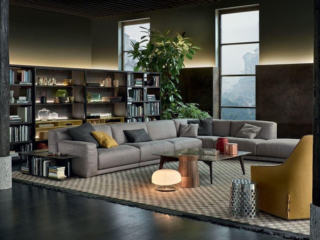 WALL SYSTEM Sectional wooden bookcase