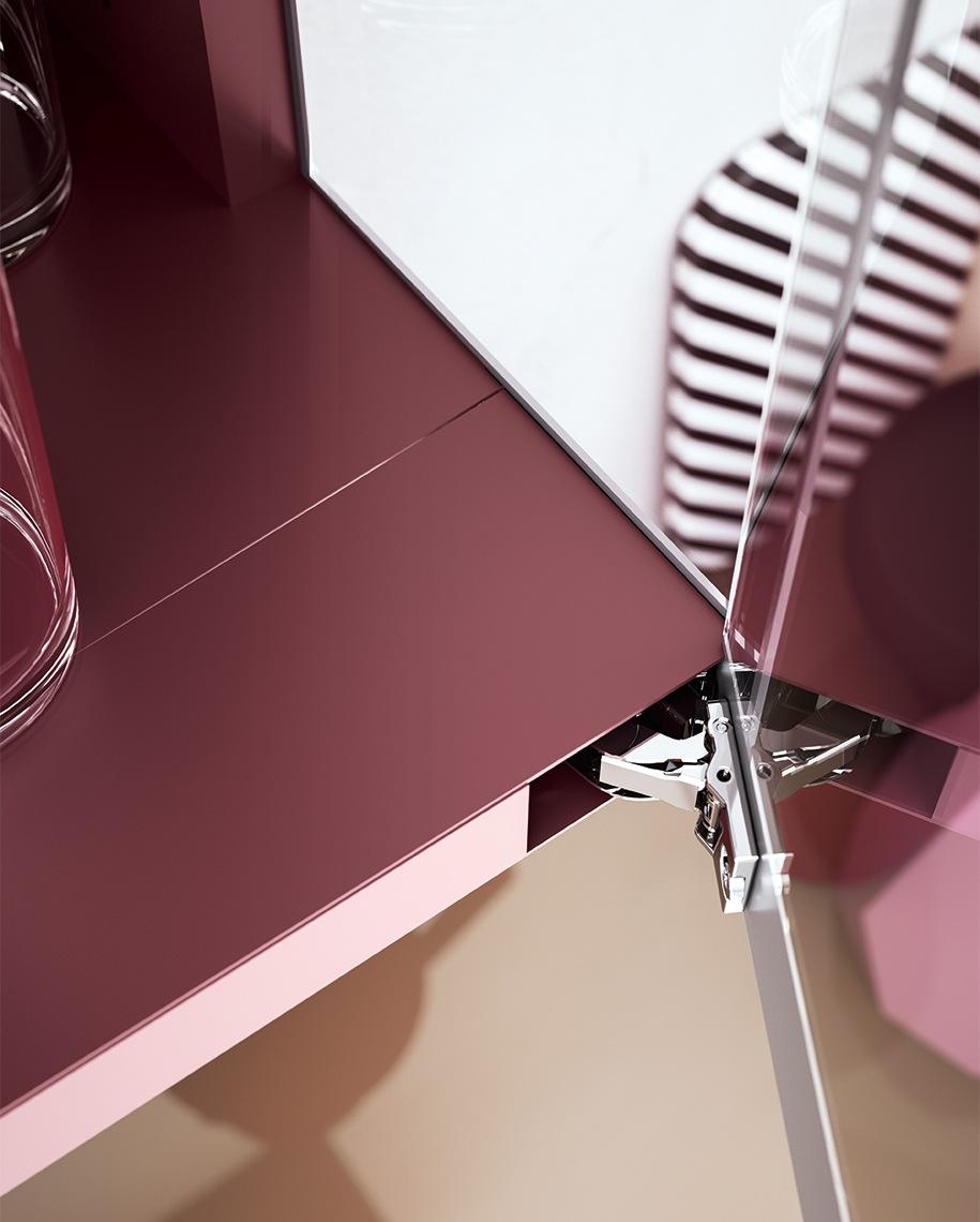 DAY COLLECTION Modular lacquered storage wall