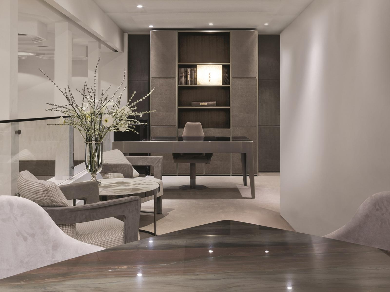 GORKY Rectangular metal writing desk with drawers