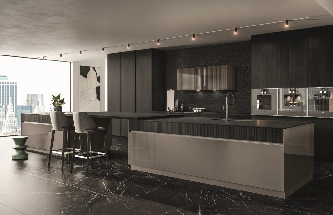 PURE GLAM Veneer kitchen