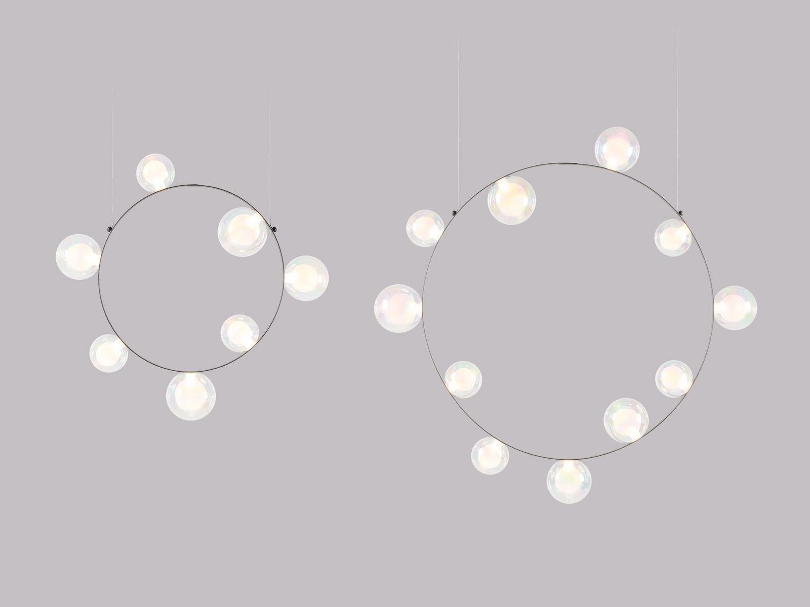 HUBBLE BOBBLE LED glass pendant lamp