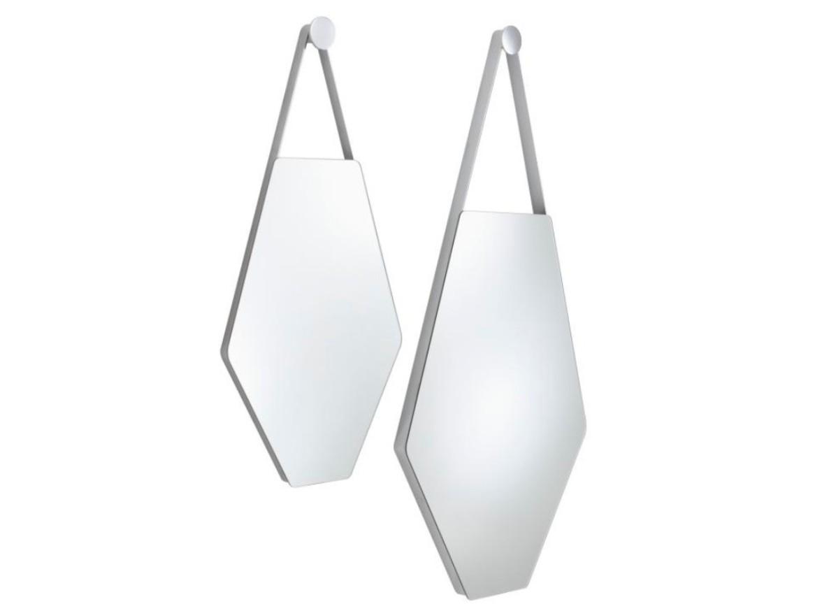 MON BEAU MIROIR Wall-mounted glass and steel mirror