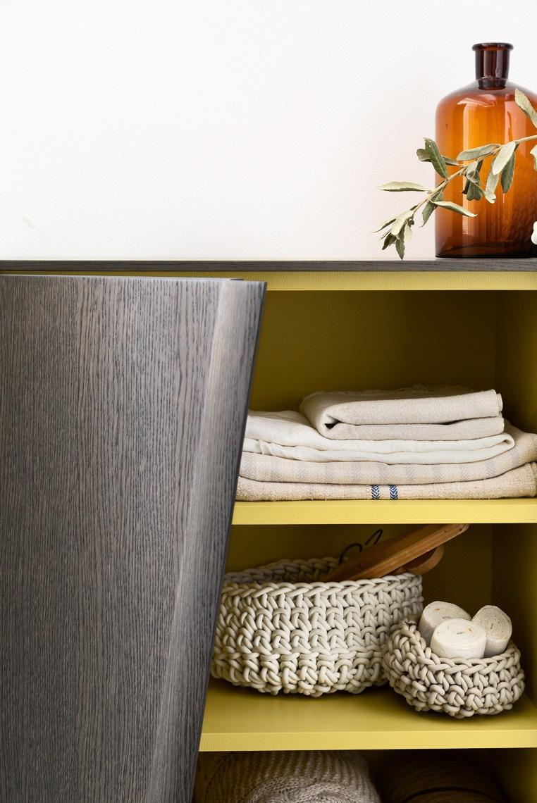 MUSA Modular veneer sideboard with doors