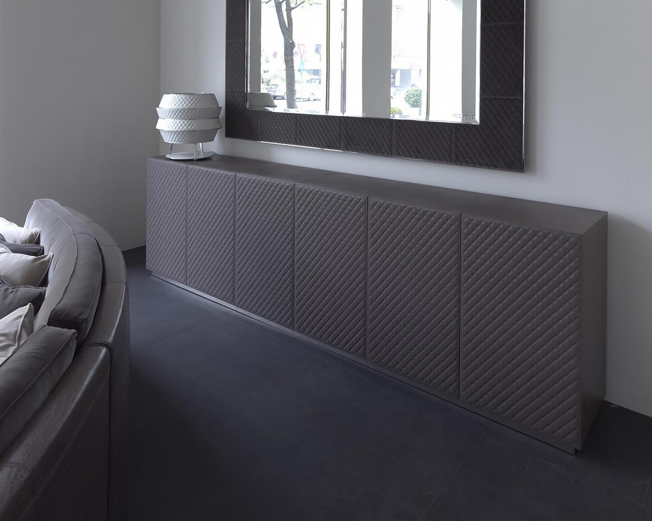 JULIA Nabuk sideboard in a luxury style with drawers
