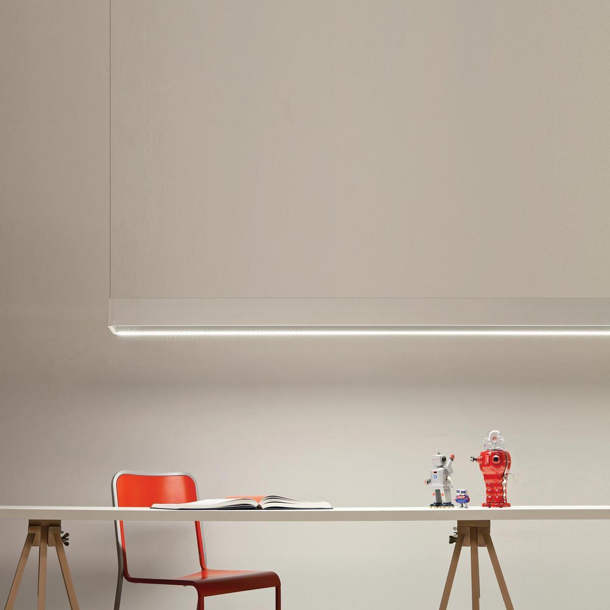 TRU LED extruded aluminium pendant lamp