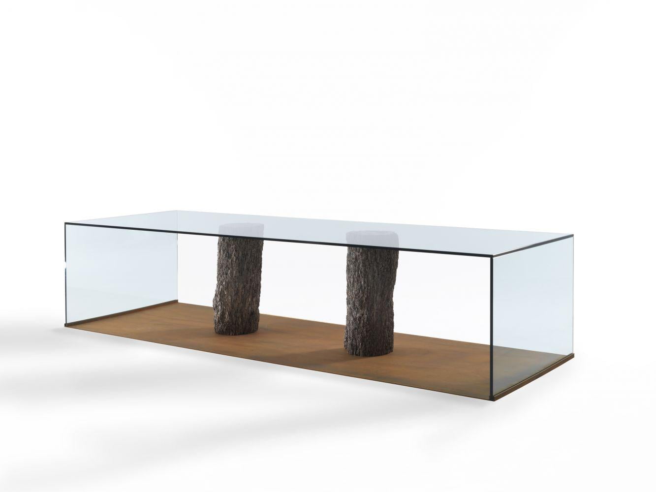 LAGUNA Rectangular veneer table