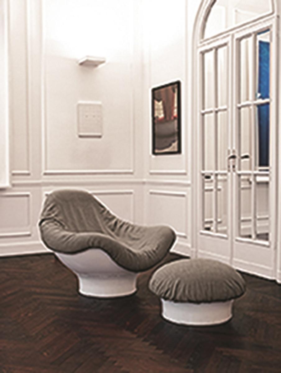 RODICA Fabric outdoor armchair