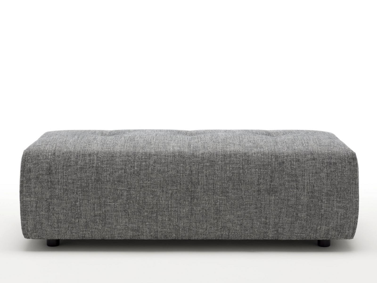905 Rectangular fabric pouf bed