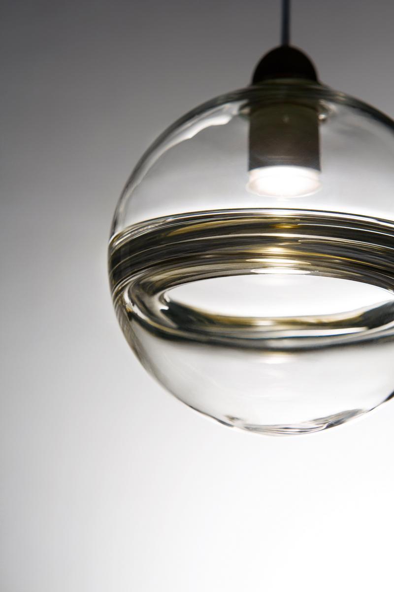 ORO Direct light glass pendant lamp