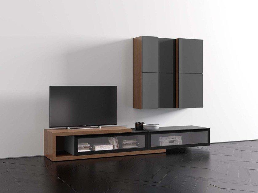 SPAZIO S411 Sectional modular storage wall
