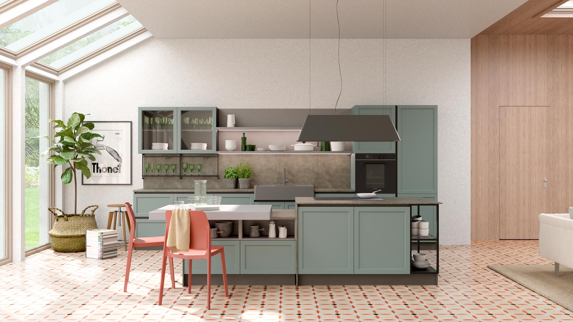 CONTEMPO Lacquered kitchen