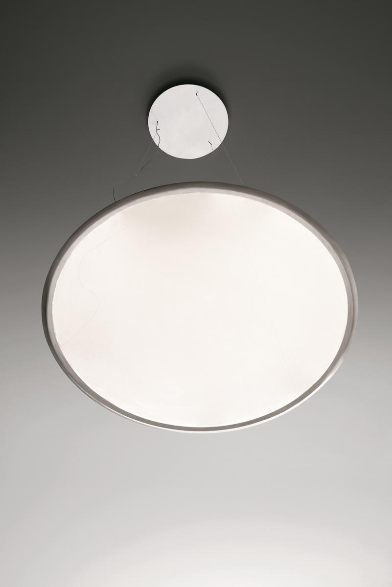 DISCOVERY LED direct-indirect light aluminium pendant lamp