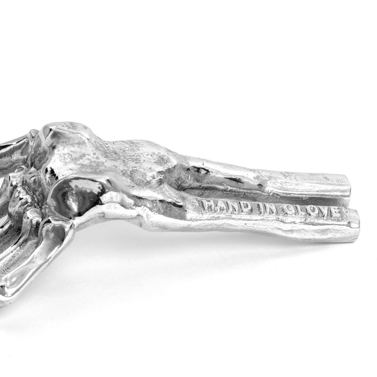 SKELETON HAND Aluminium decorative object