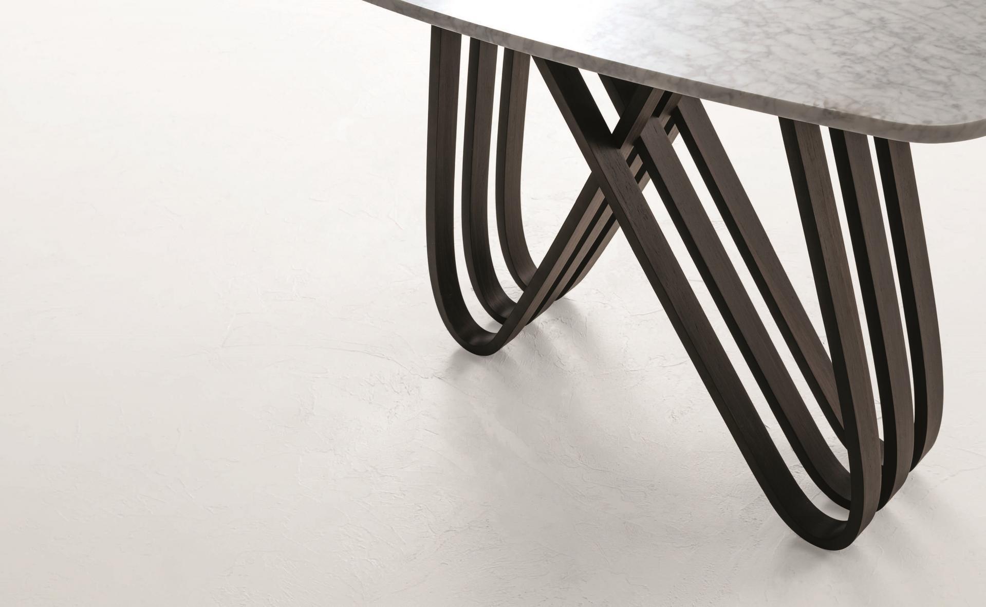ARPA Demilune Carrara marble console table
