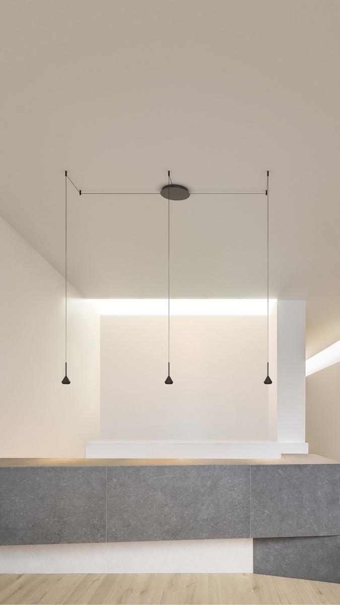 SPIN FANCY SHAPE LED adjustable aluminium pendant lamp
