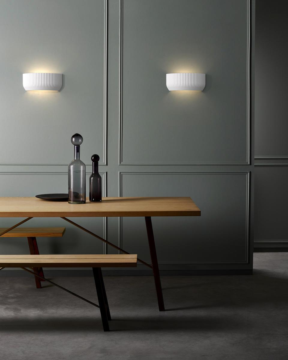 BLEND Contemporary style LED direct-indirect light plaster wall light