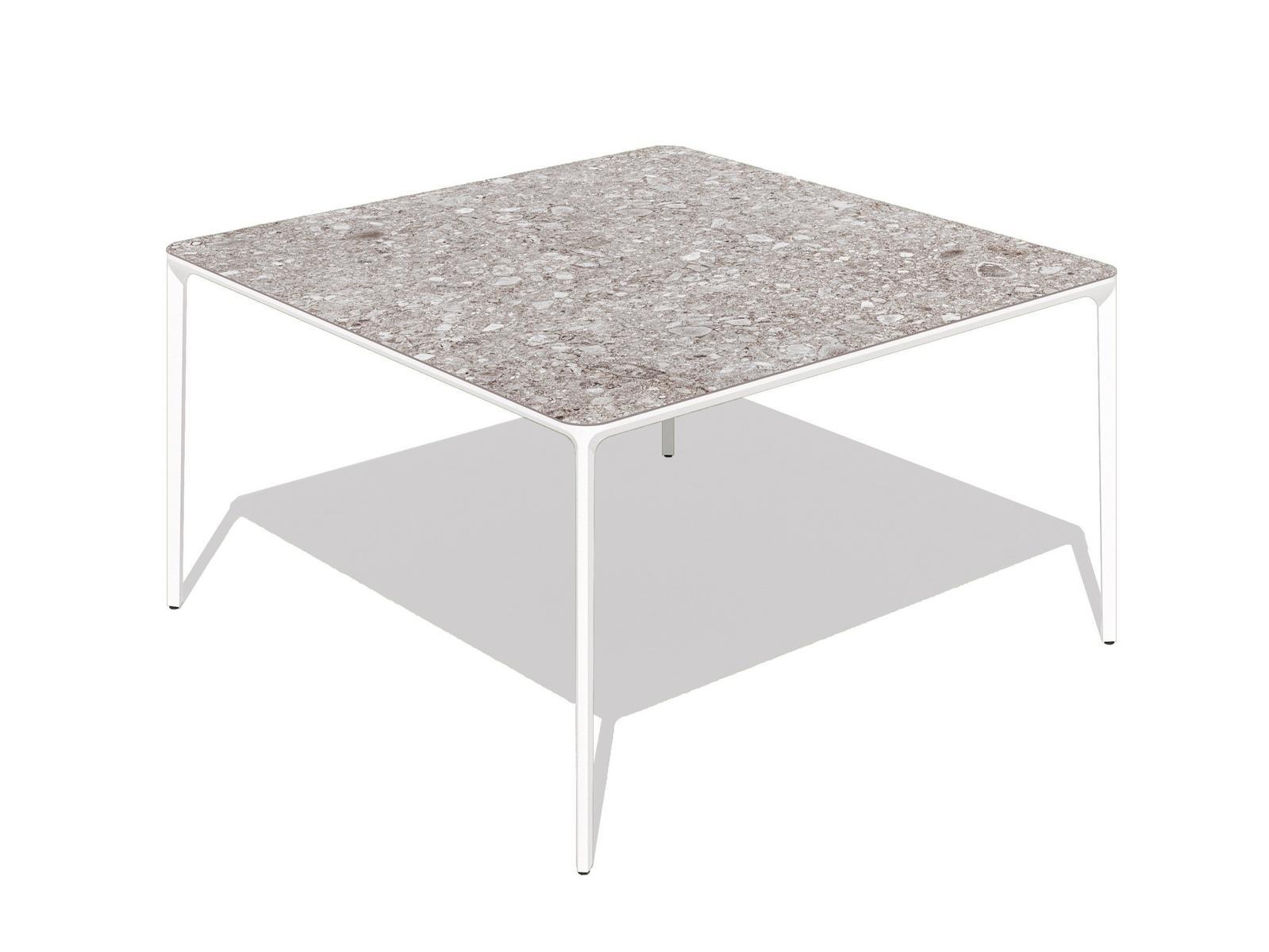 SLIM Square ceramic garden table