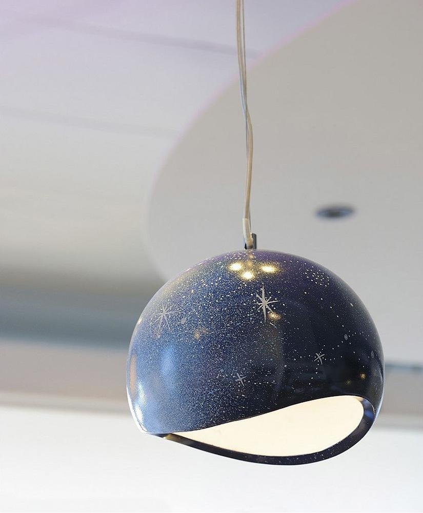PLASTRA Cement pendant lamp in a contemporary style