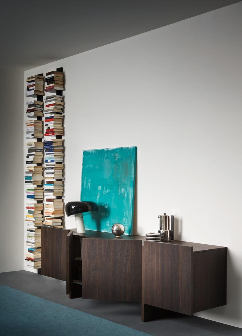 RECTA Modular veneer sideboard with doors