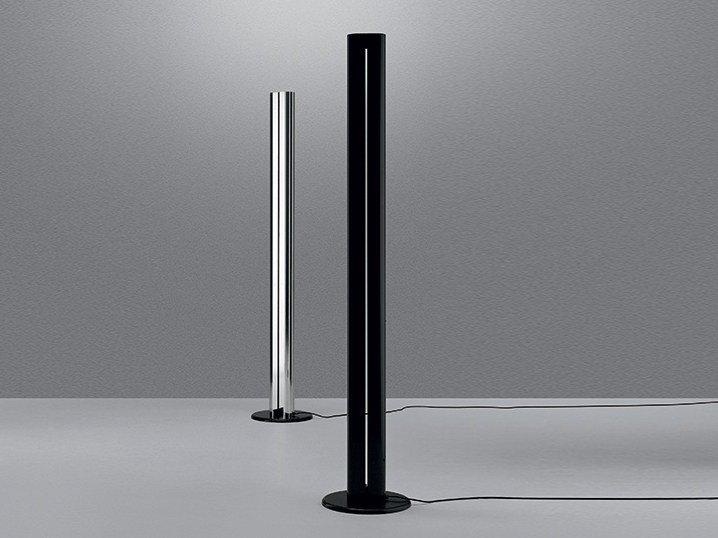 MEGARON Indirect light aluminium floor lamp